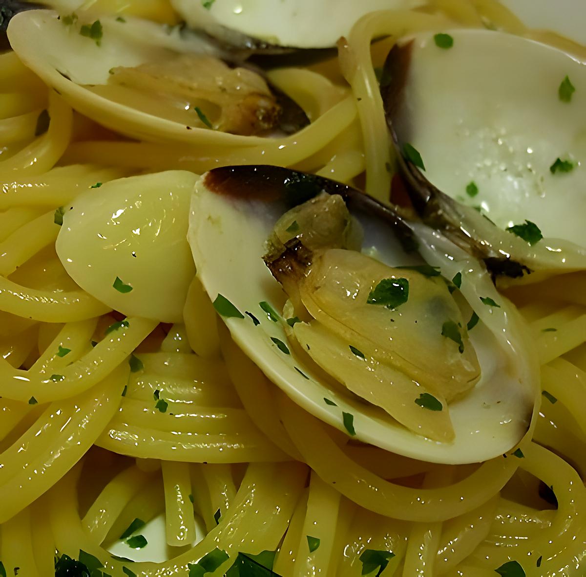 recette Spaghetti aux Clovisses