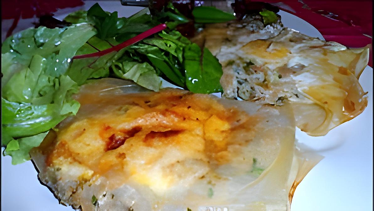 recette BRICK AU THON ET OEUF