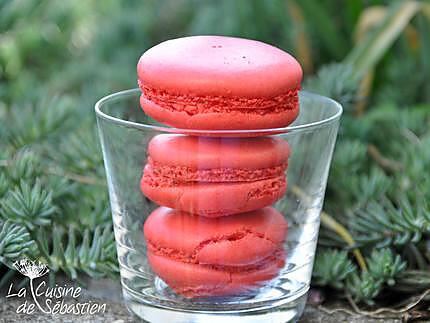 recette Macarons framboise