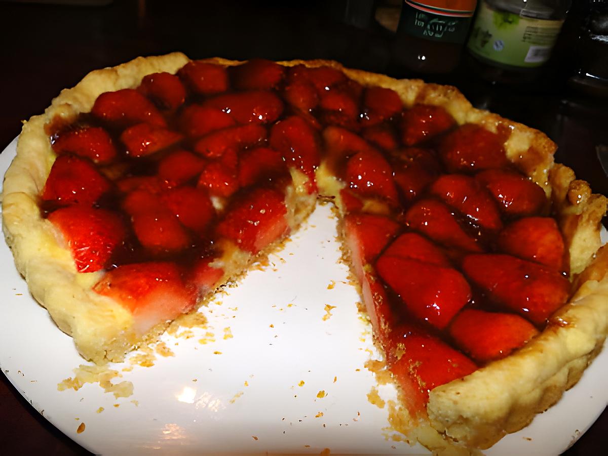 recette Tarte aux fraises et au lemon-curd