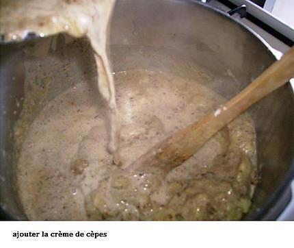 recette Purée de pommes de terre aux cèpes