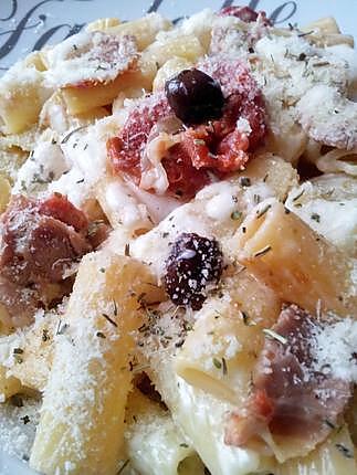 recette Tortiglionni à l'italienne