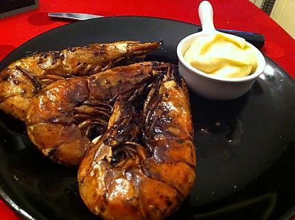 recette gambas flambées à la marseillaise