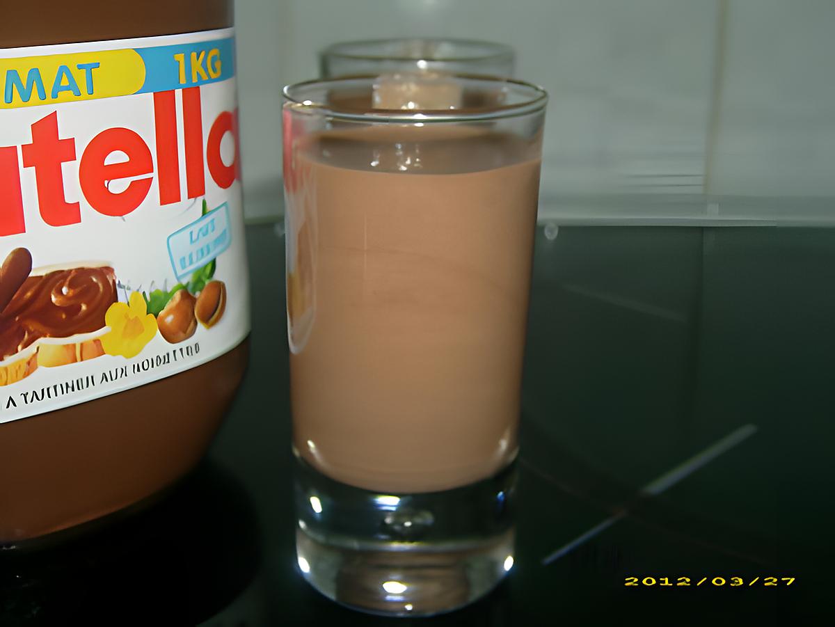 recette crème anglaise au nutella