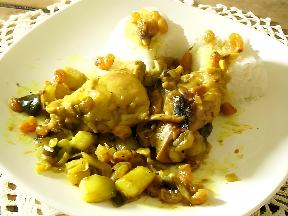 recette colombo de poulet