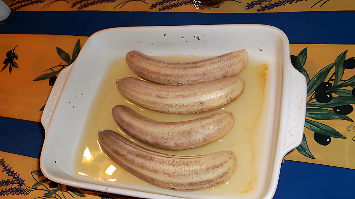 recette les bananes au miel s'enflamment