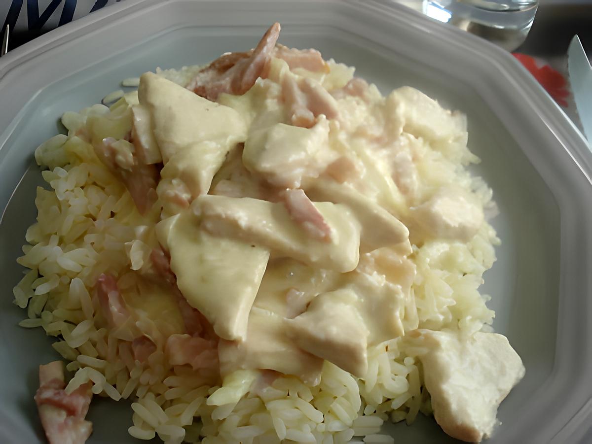 recette ESCALOPES DE DINDE CARBONARA