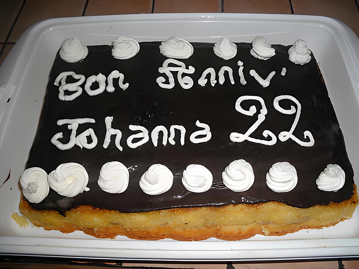 recette Gâteau d'anniversaire