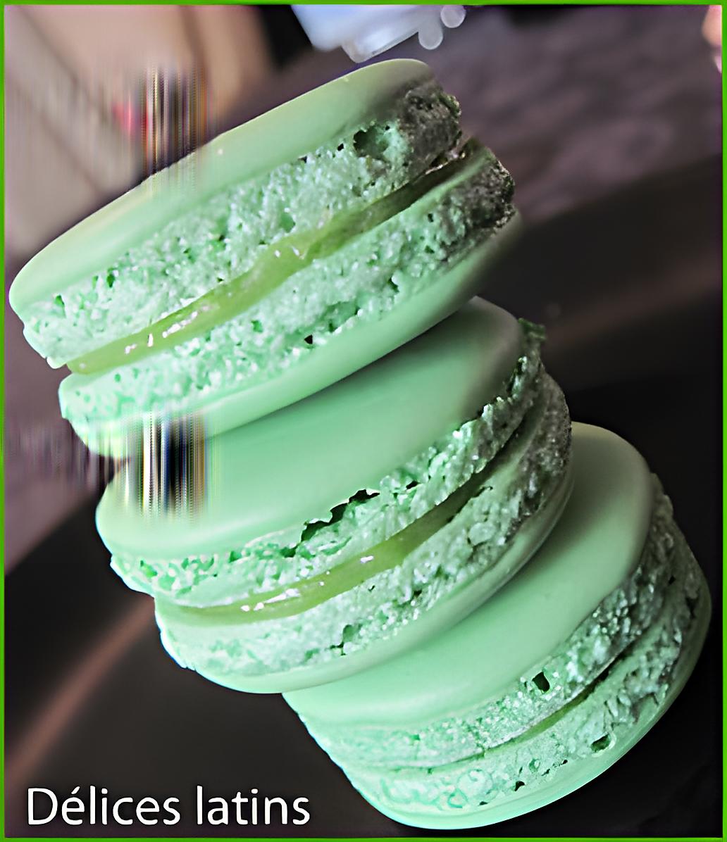 recette Macarons au citron vert