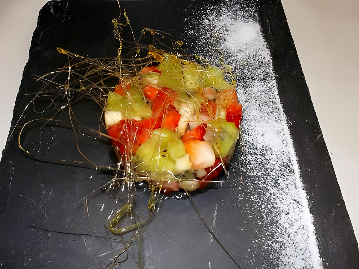 recette tartare de fruits