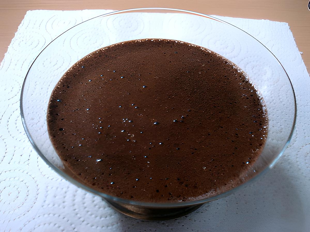 recette MOUSSE AU CHOCOLAT-CARAMEL AU BEURRE SALÉ