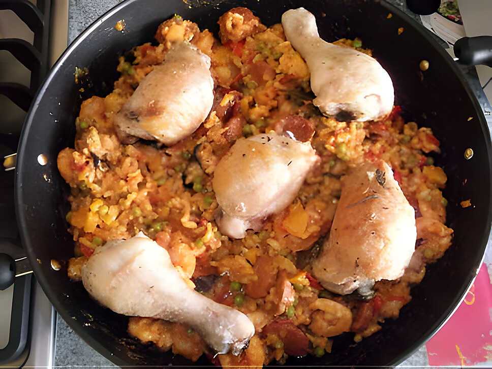 recette paella facile et rapide