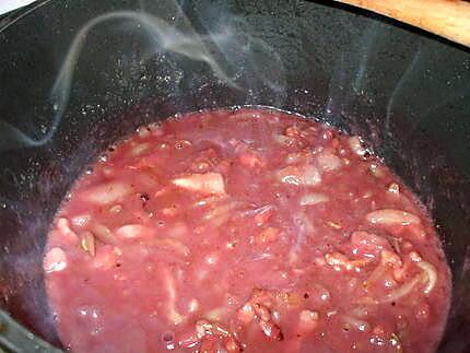 recette "Gîte de boeuf aux champignons...."