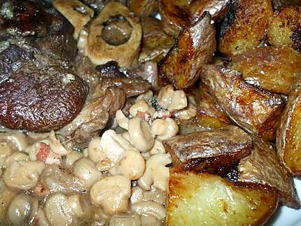 recette "Gîte de boeuf aux champignons...."