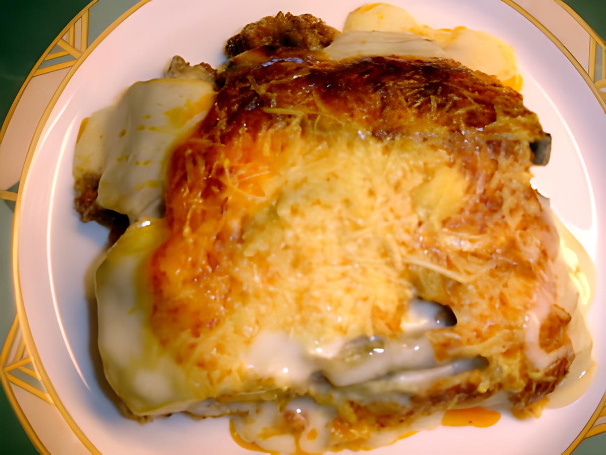 recette Moussaka aux aubergines et aux pommes de terre