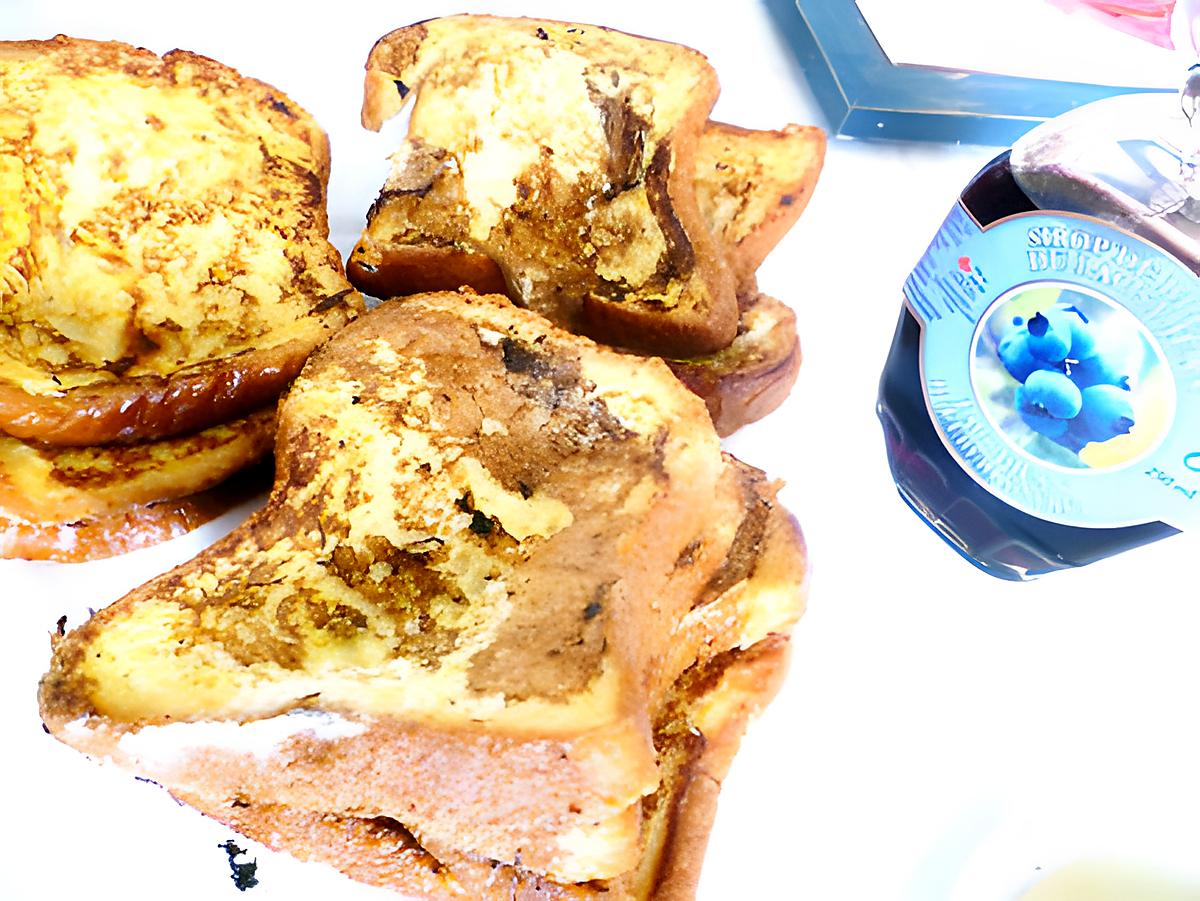 recette French toasts ou pain perdu