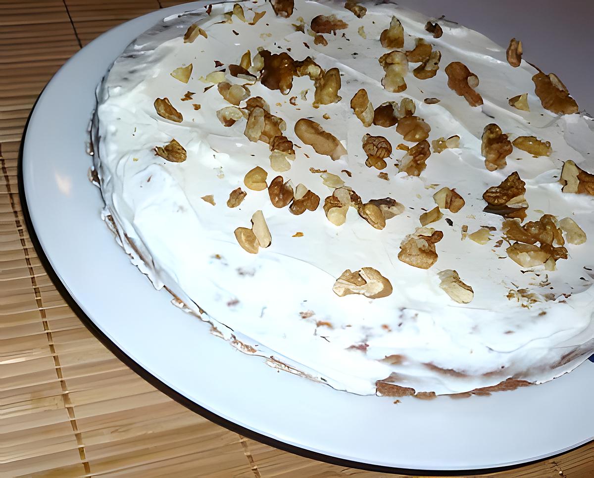 recette Carrot cake aux noisettes