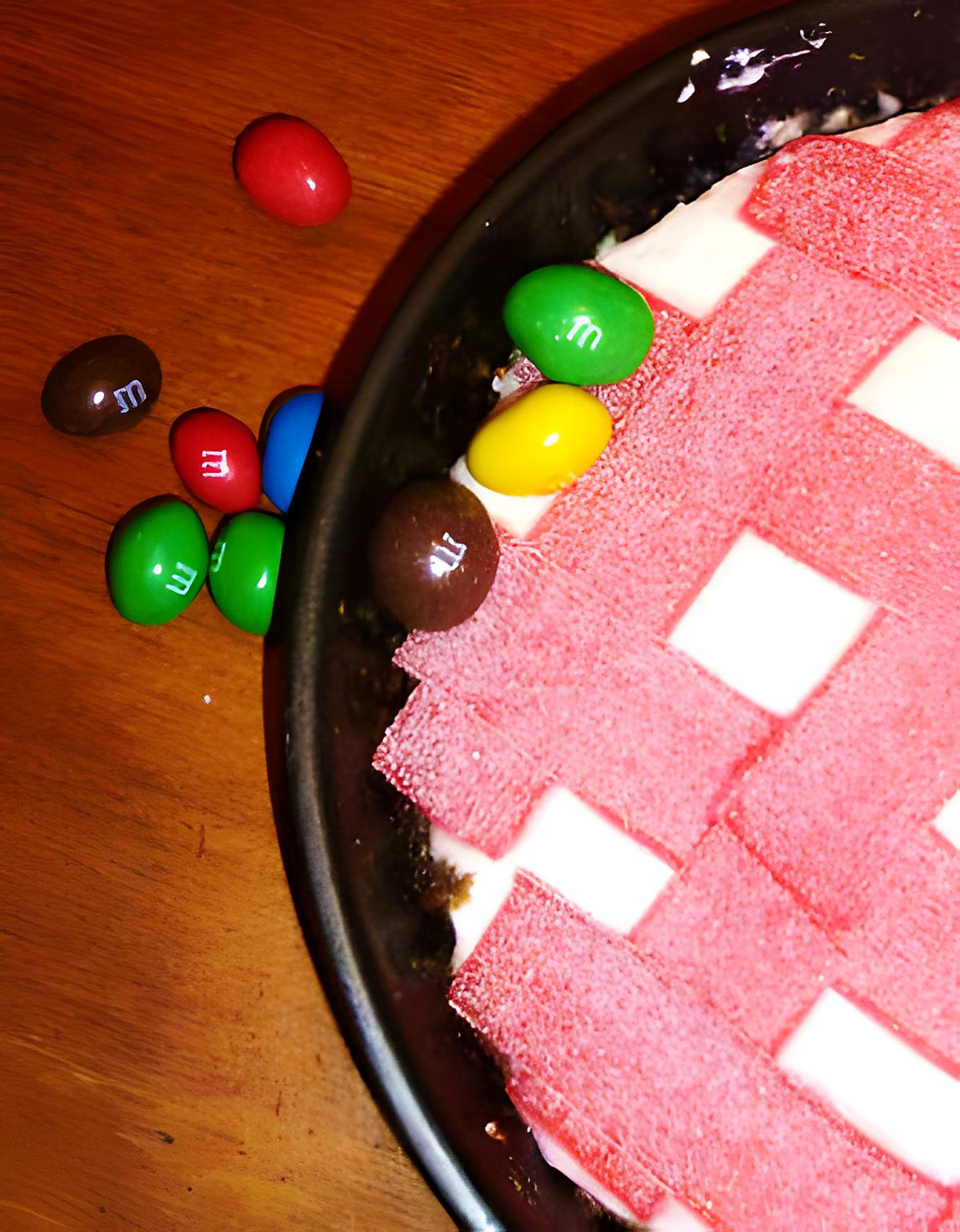 recette Candy pie : tarte aux bonbons