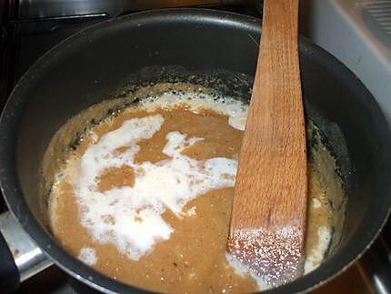 recette Filets de flétan..sauce curry...accompagnés de  crevettes et risotto à la Kapiluka...