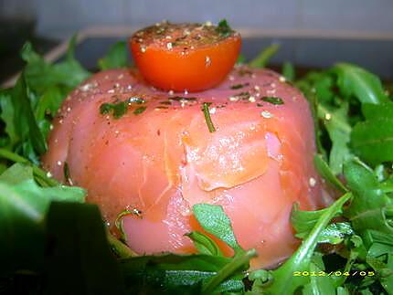 recette timbales de saumon