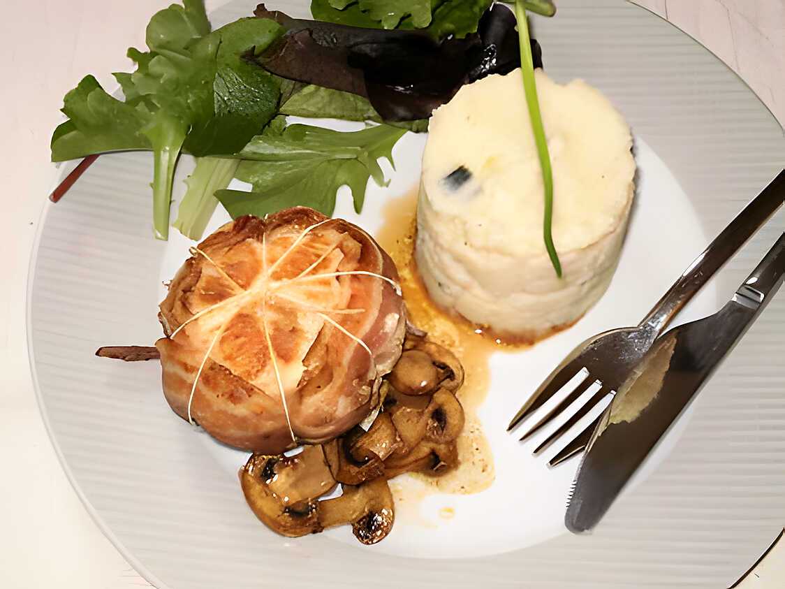 Ballotins de poulet et lard fumé (mon plat de Pâques)