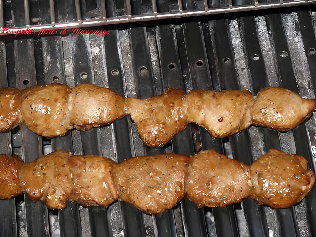 recette Brochettes de porc à saveur de souvlaki