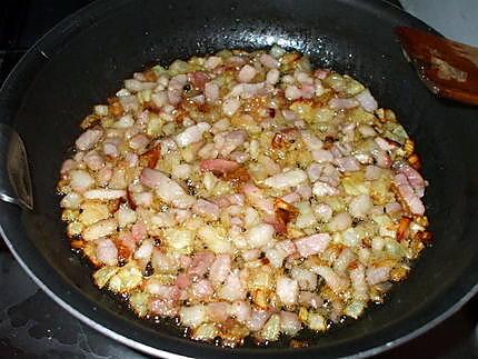 recette Foccacia oignons et lardons à la Kapi....