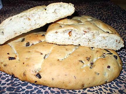 recette Foccacia oignons et lardons à la Kapi....