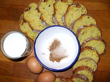 recette Torrijas de Pascuas....( Pain perdu ... Tradition de Pâques en Espagne...)