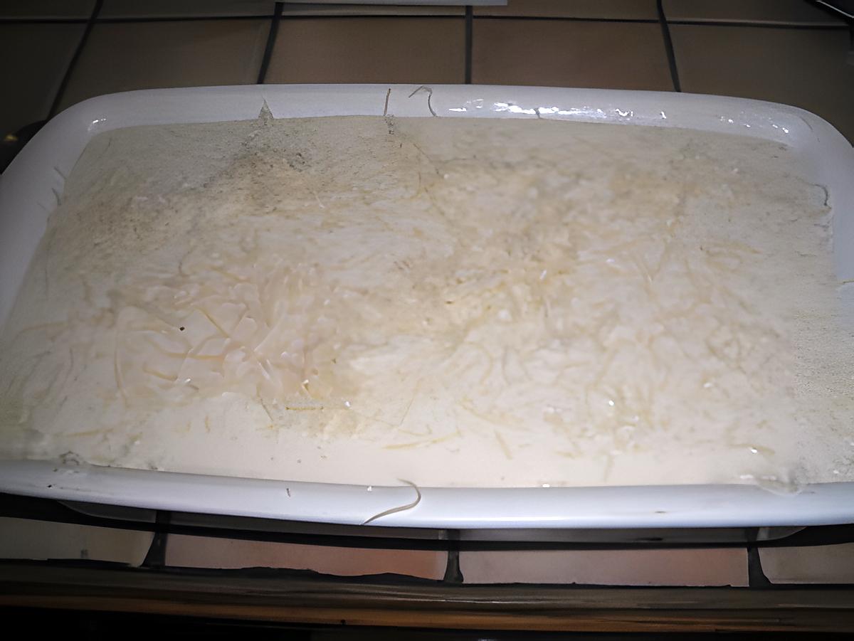 recette Gratin de riz à la béchamel
