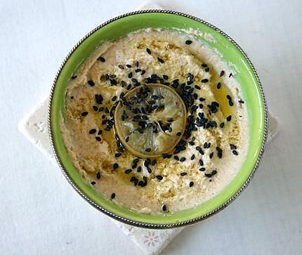 recette Houmous aux citrons confits et sa version moins pire