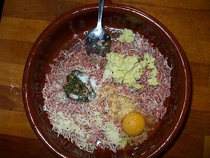 recette Boulettes maison....avec son anchoïade.....( Recette sicilenne....)