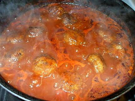 recette Boulettes maison....avec son anchoïade.....( Recette sicilenne....)