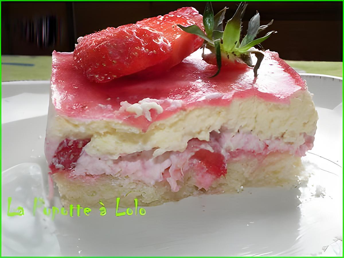 recette Petit bavarois aux fraises et chocolat blanc