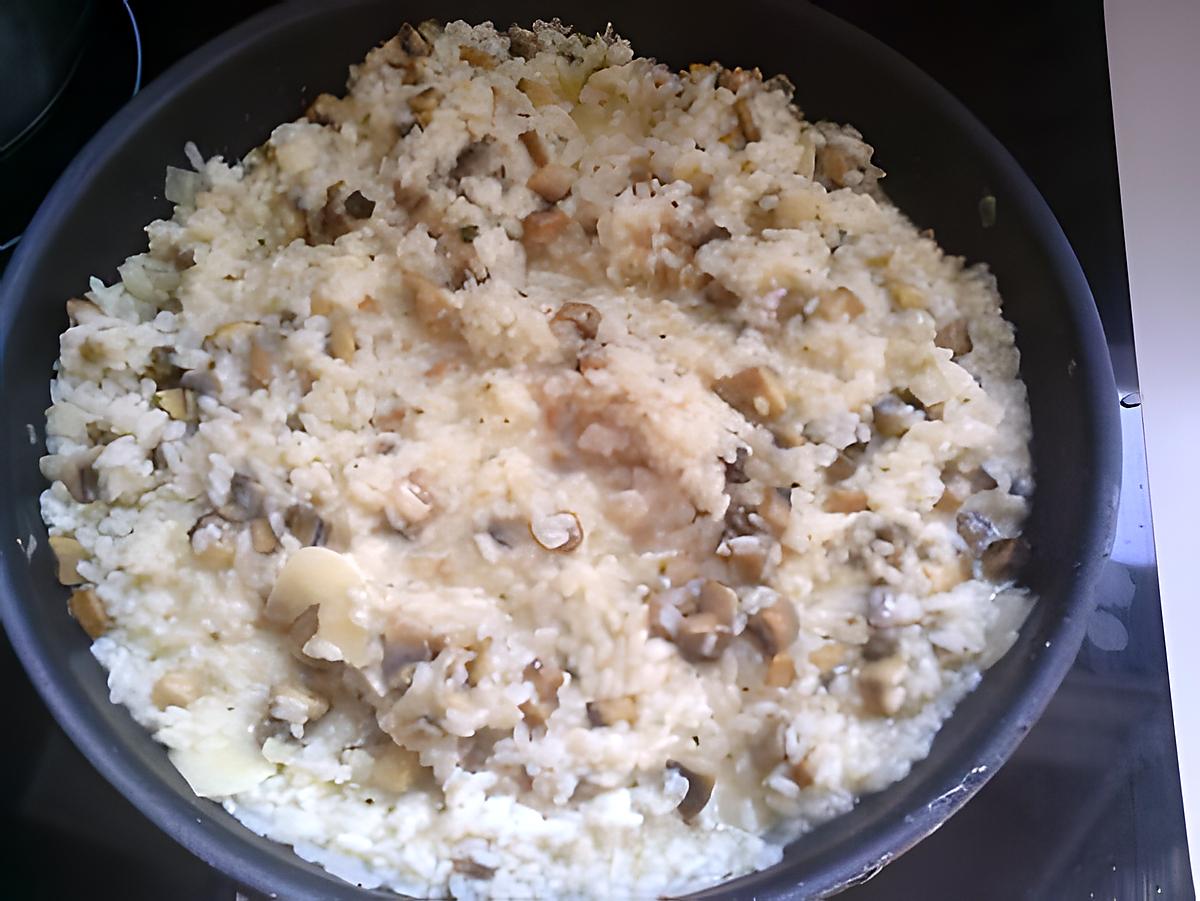 recette Risotto aux champignons