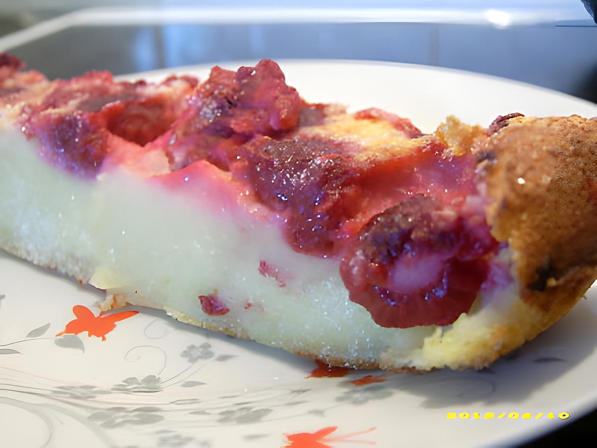 recette far aux framboises