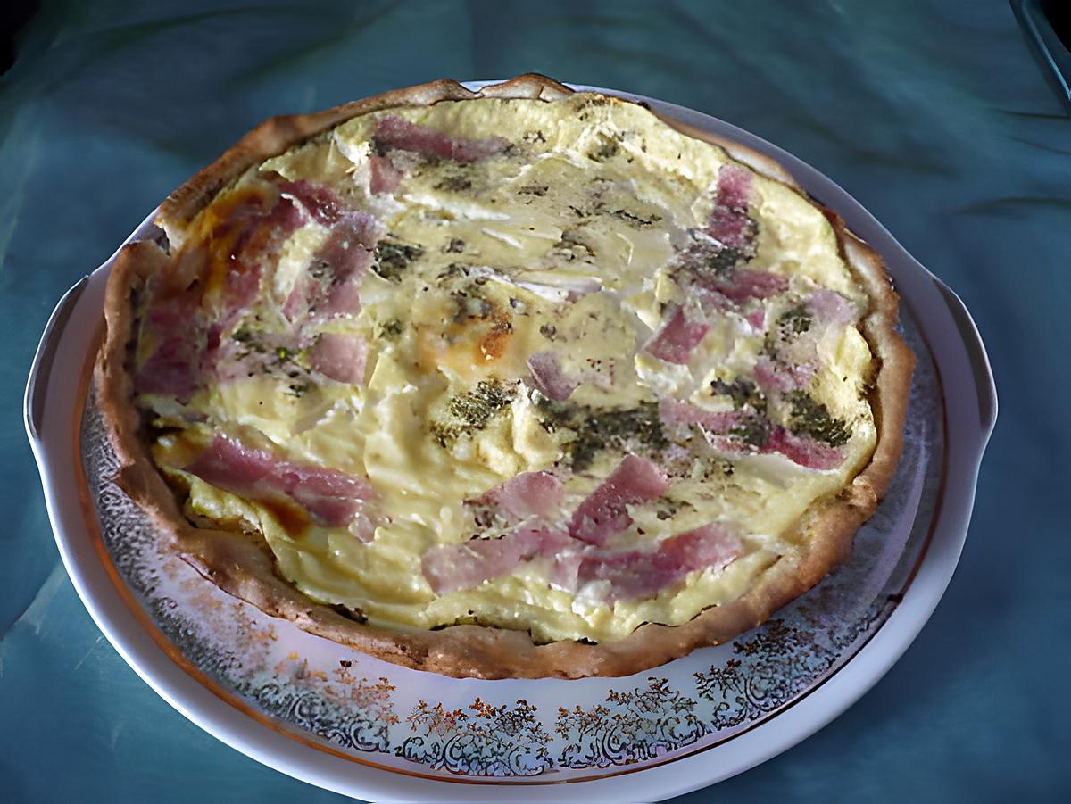 recette Quiche foie gras/jambon