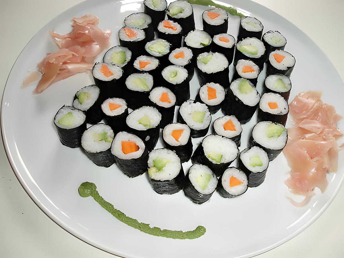 recette Makis aux légumes