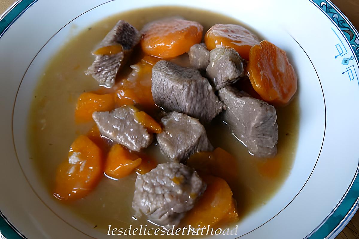 recette boeuf carottes au cook'in