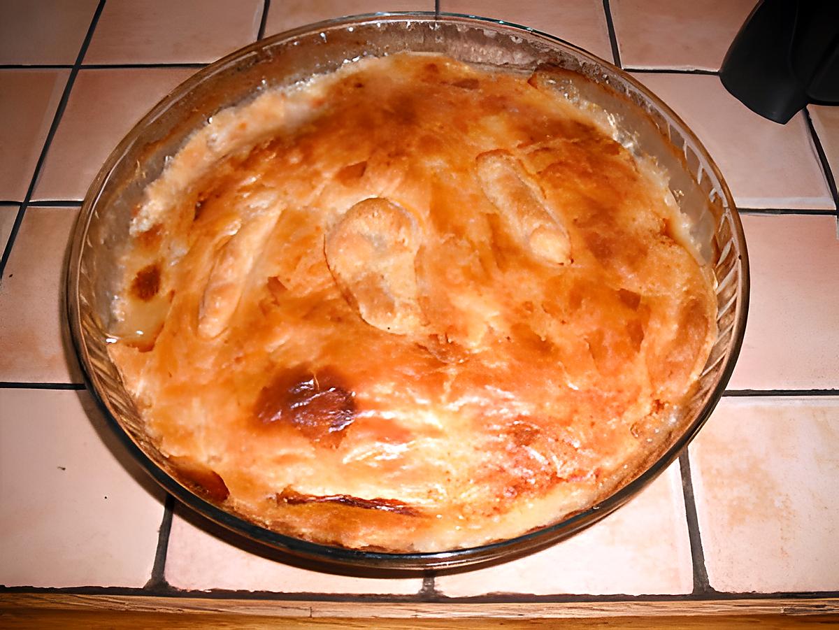 recette Tourte au haddock et aux crevettes