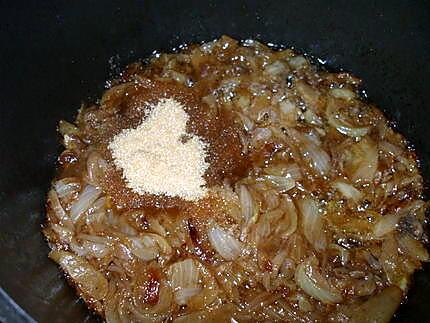 recette " Pilons de Poulet aux oignons caramélisés.....