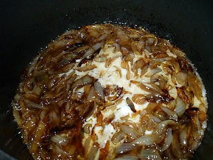 recette " Pilons de Poulet aux oignons caramélisés.....