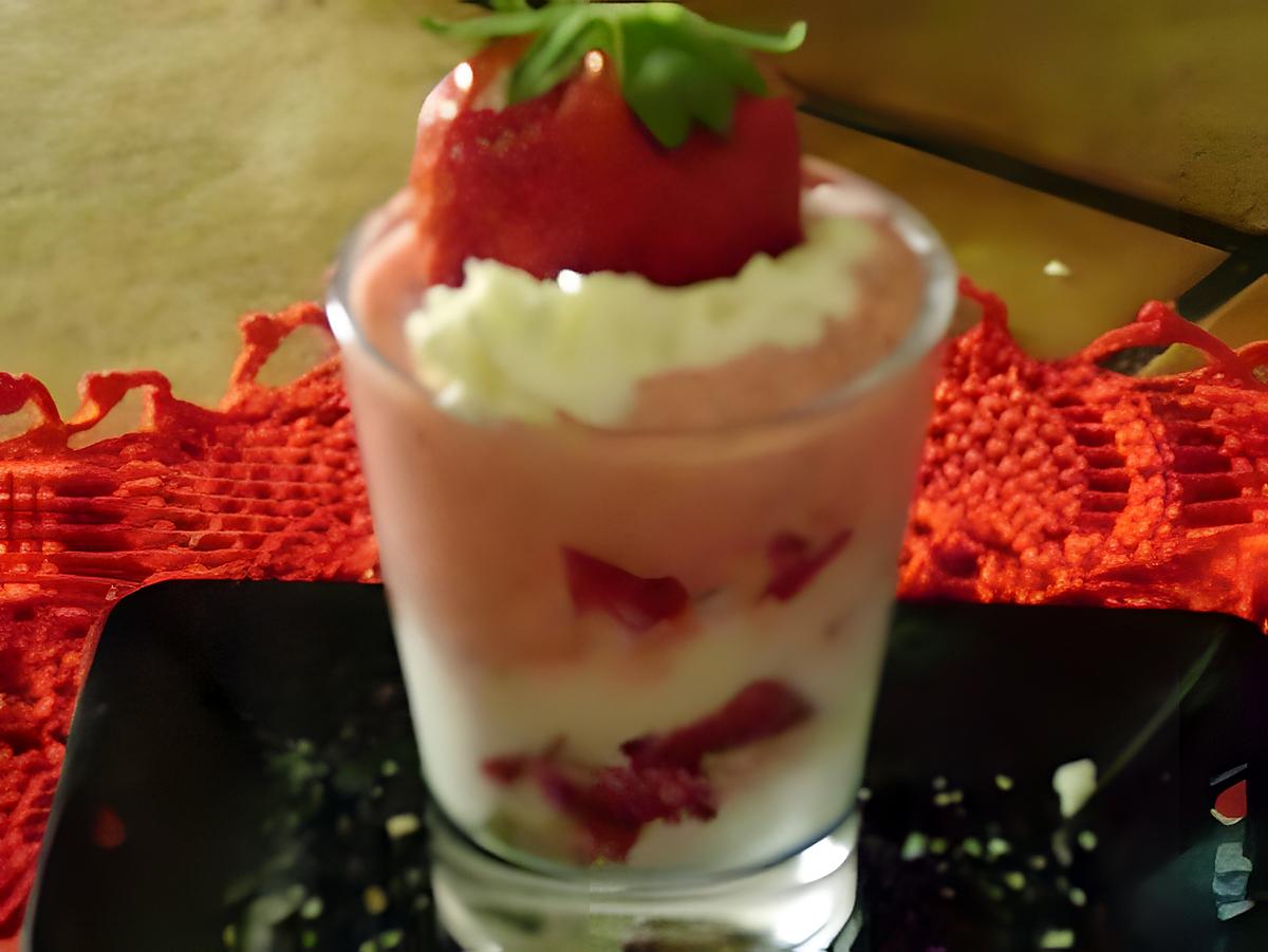 recette triffle aux fraises