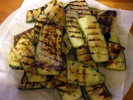 recette Lasagnes de courgettes au gorgonzola.....