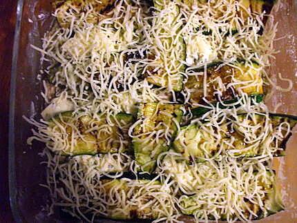 recette Lasagnes de courgettes au gorgonzola.....
