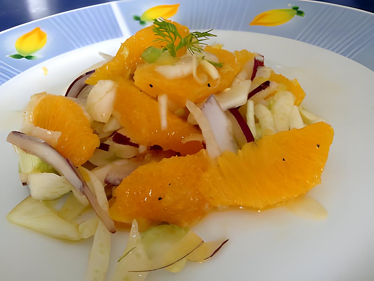 recette Salade de fenouil à l'orange