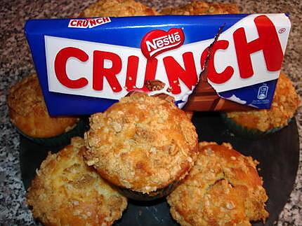 recette muffins au crunch  façon crumble