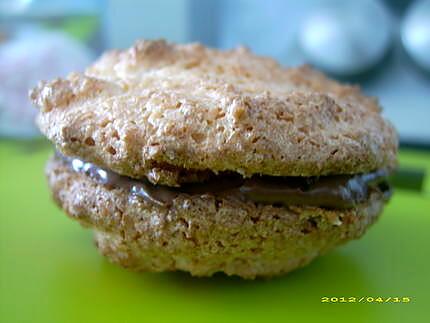 recette faux macarons noix de coco - Nutella