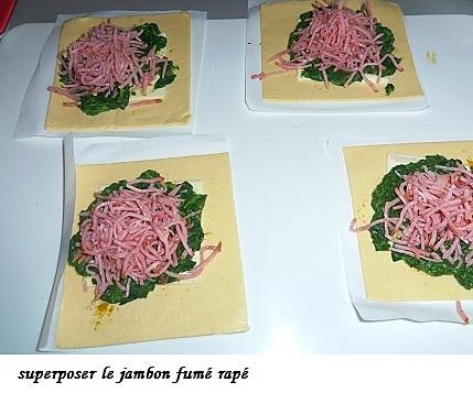recette Crousti « express » jambon- épinards