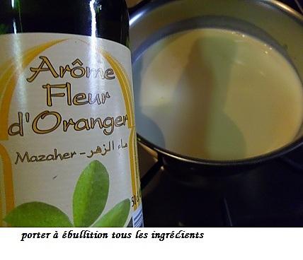 recette Panacotta à la fleur d’oranger et son coulis de pêches jaunes